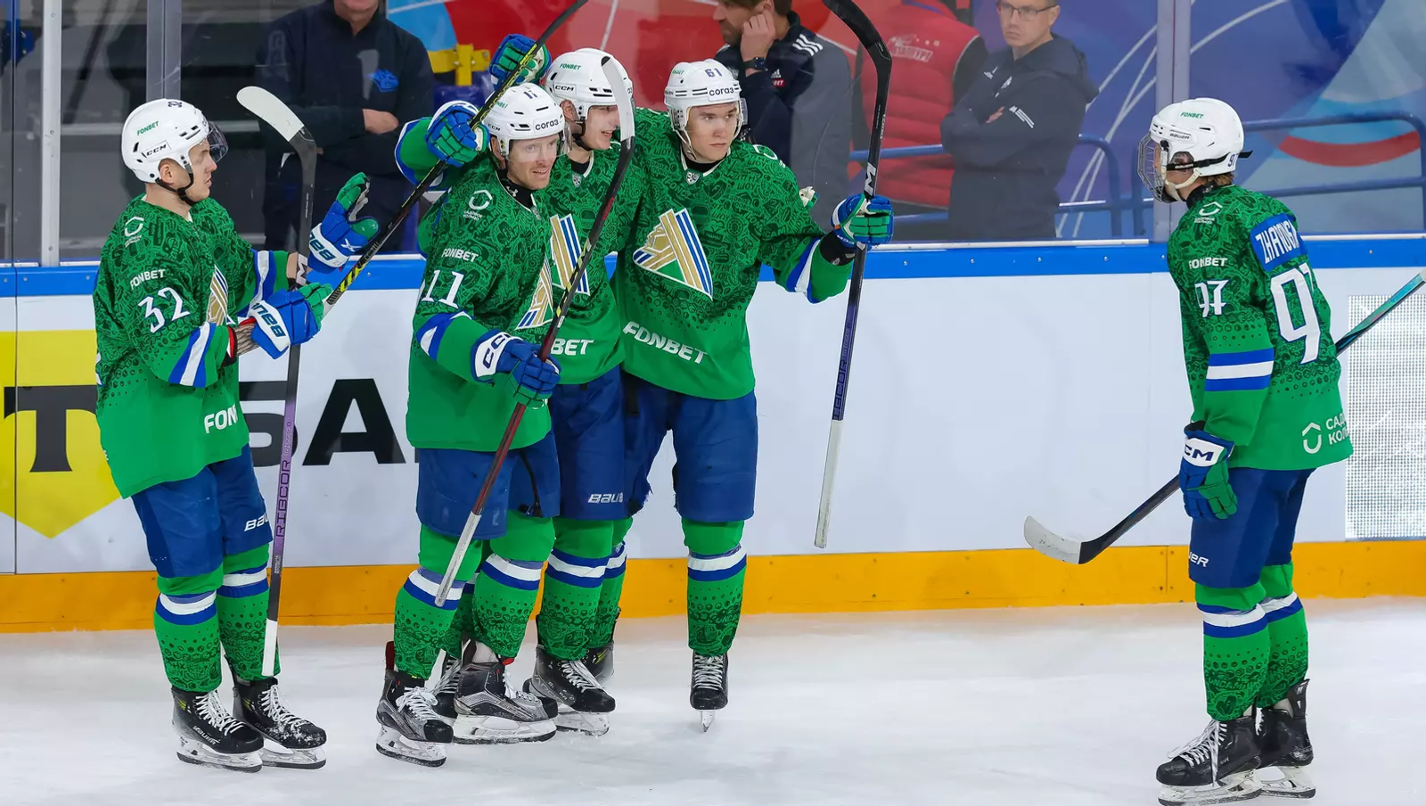 Уфимский «Салават Юлаев» одержал победу над «Металлургом» в товарищеском матче