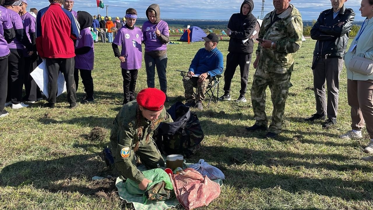 В Уфимском районе прошел туристический слет с участием школьников