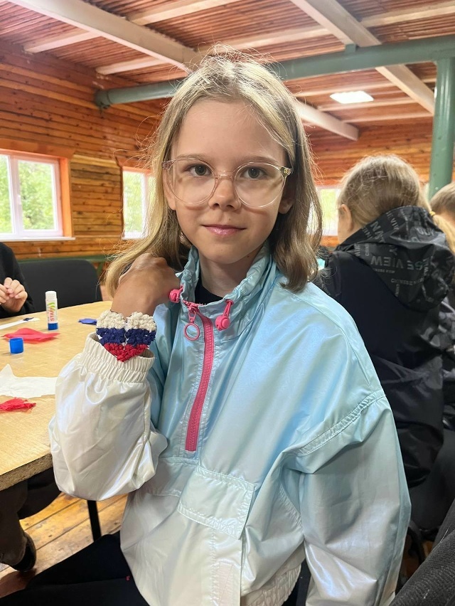 В лагере Уфимского района подростки отметили День Государственного флага