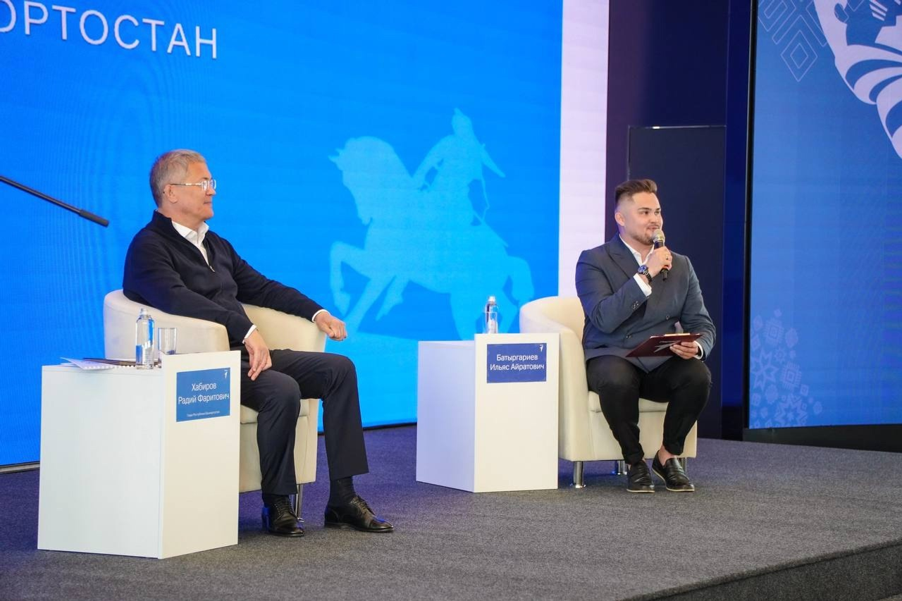 Школьники Уфимского района встретились с Радием  Хабировым