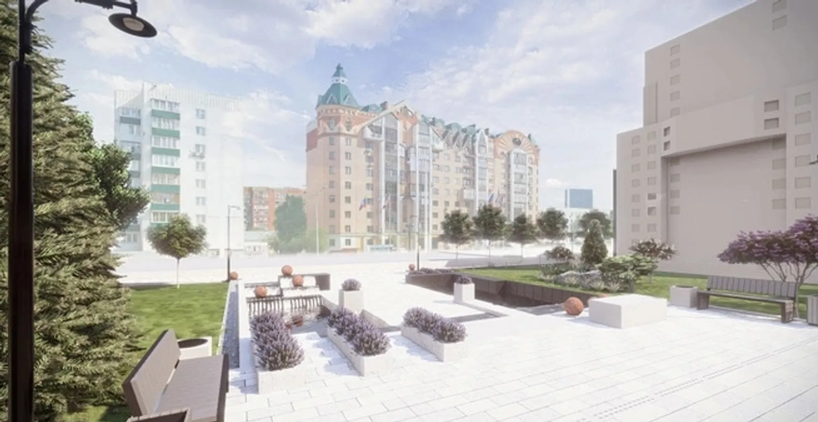 В Уфе благоустроят сквер за кинотеатром «Родина»