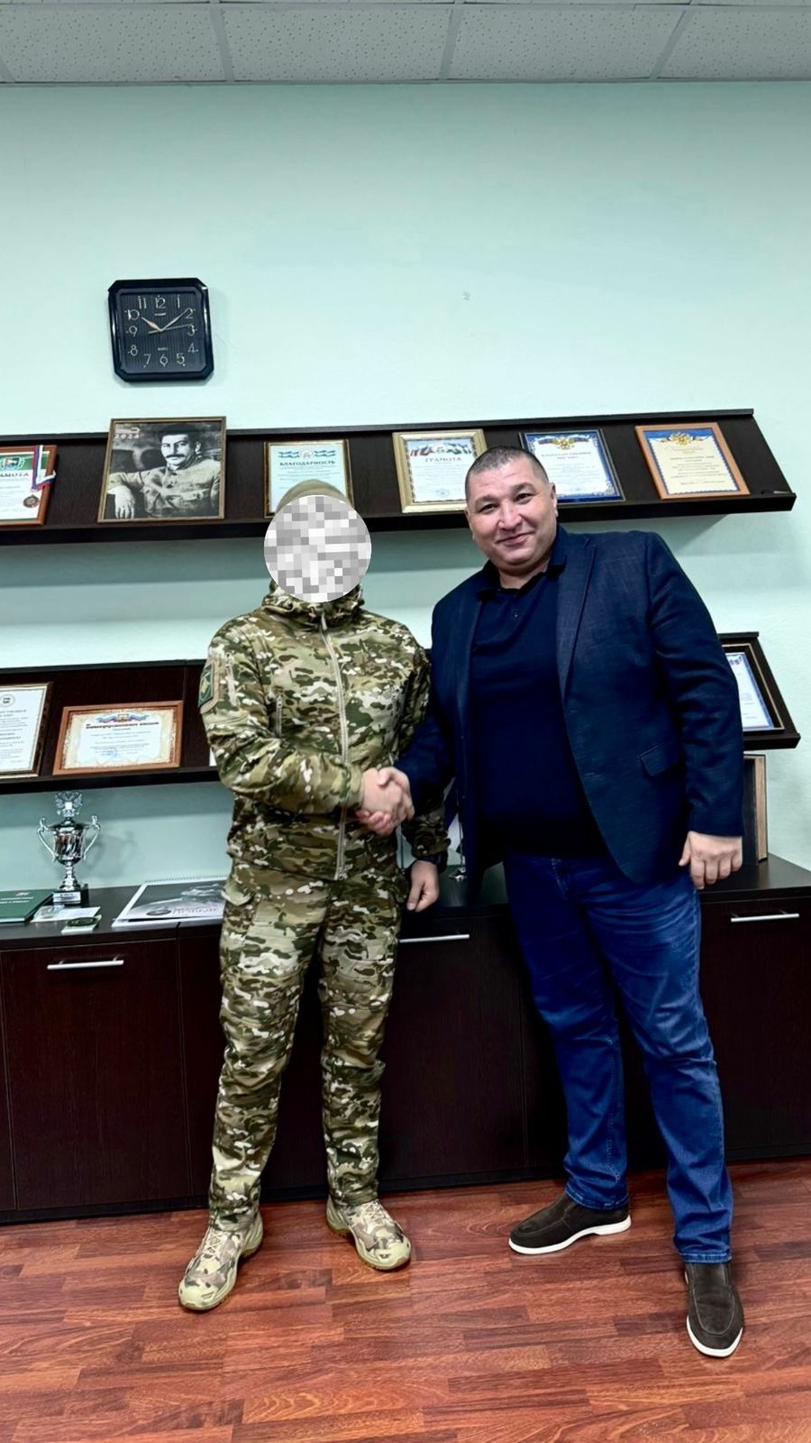 Хозяйственное управление района помогло фронту