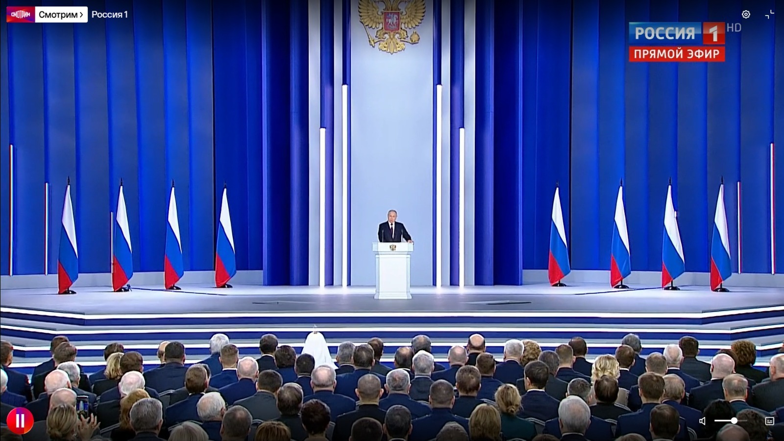 Владимир Путин обратился с посланием к Федеральному собранию России