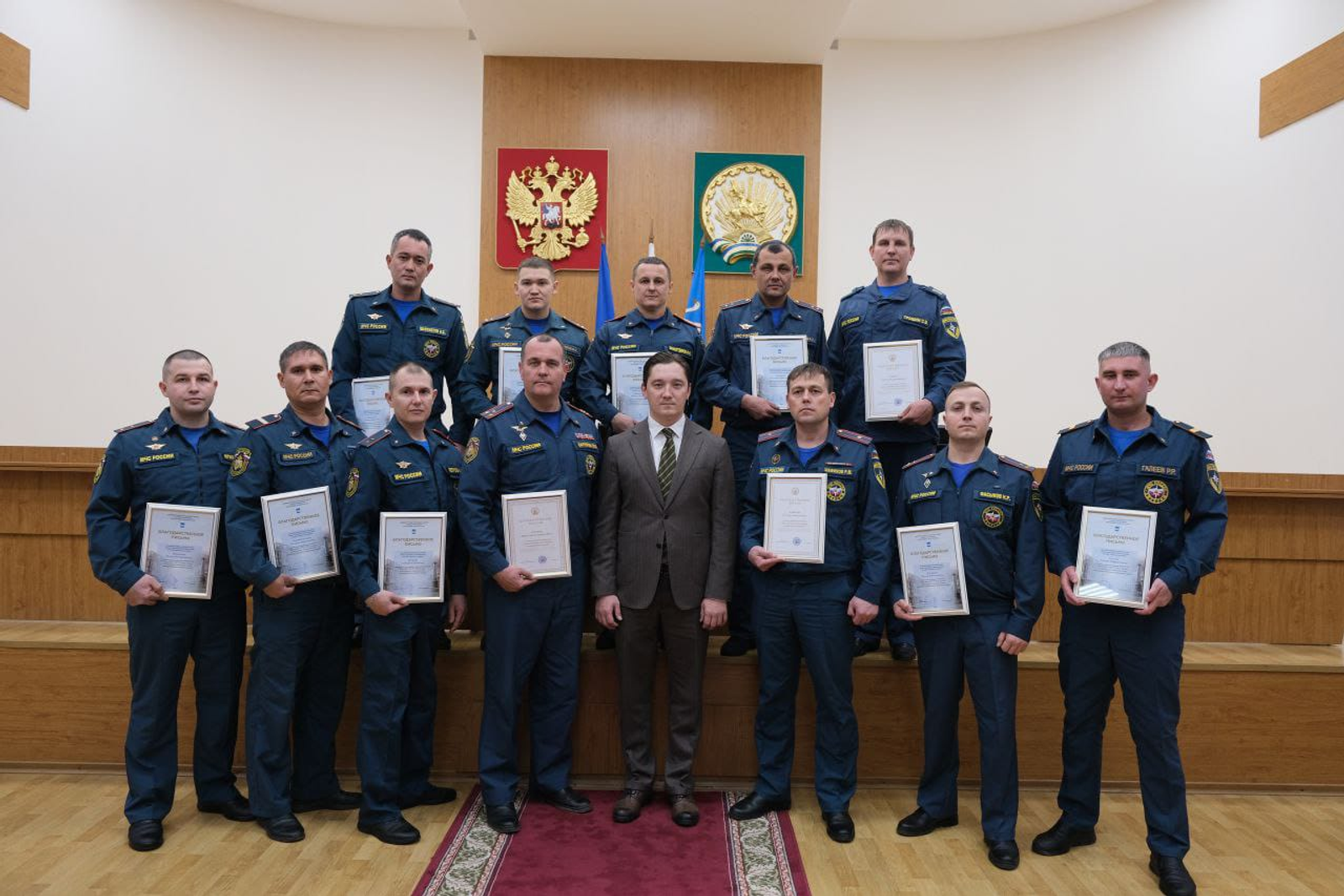 В Стерлитамаке Башкирии отметили ликвидаторов последствий ЧП на ФКП «Авангард»