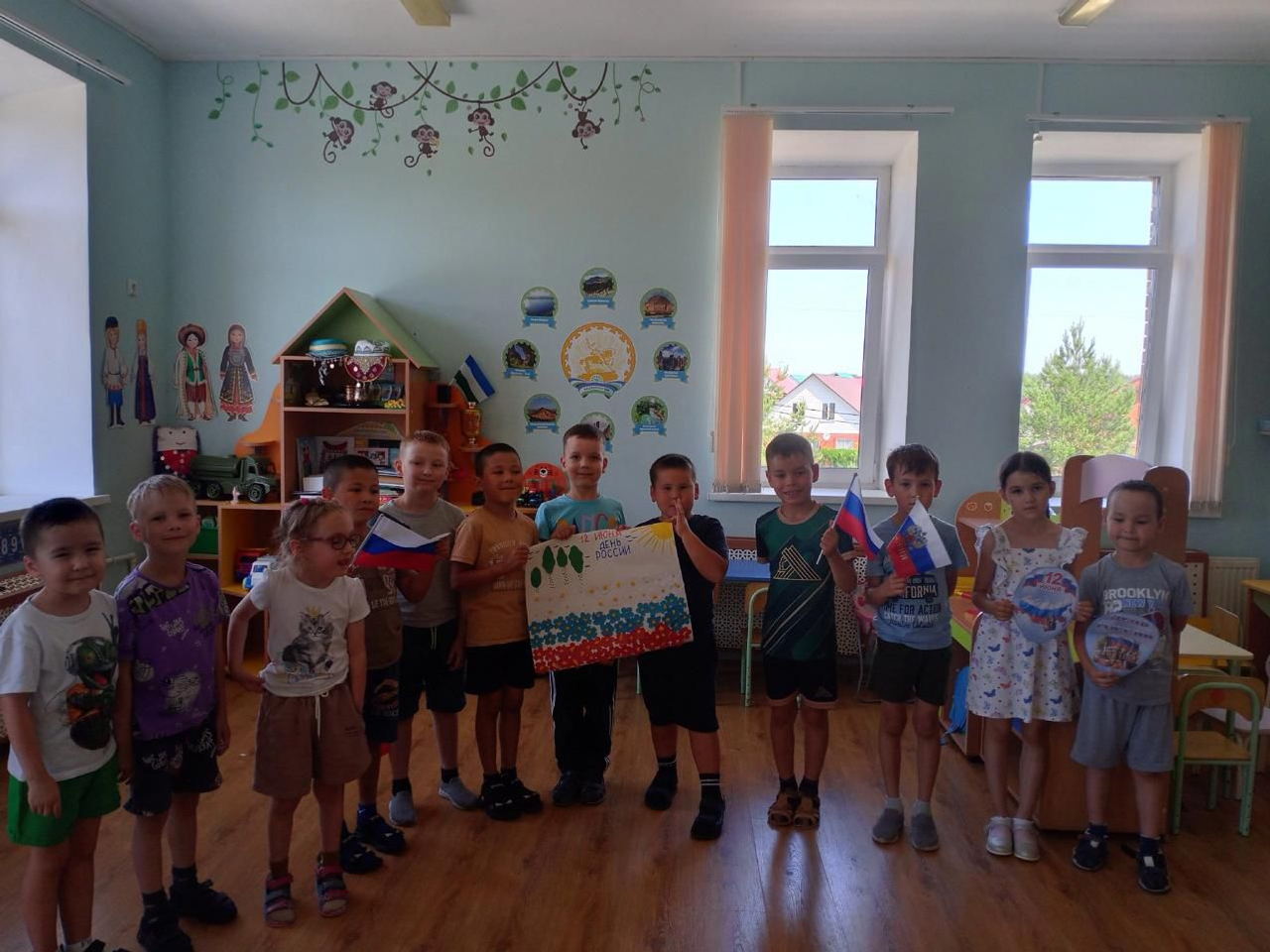 В детских садах Уфимского района отметили День России