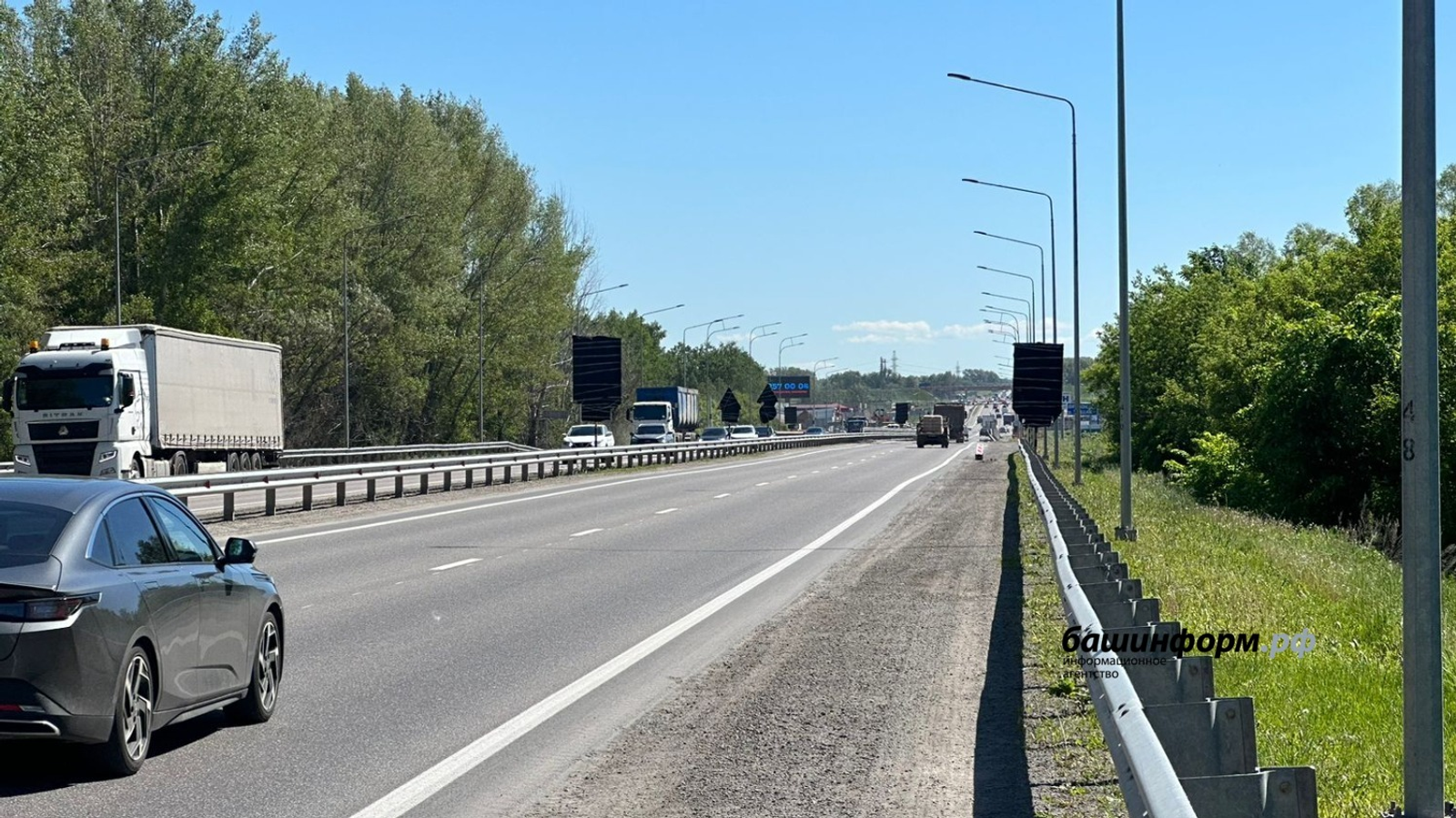 Дорожники приступили к подготовке ремонта моста через Уршак в Уфе