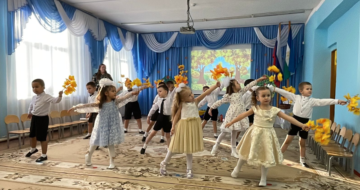 В детском саду «Аленький цветочек» села Нурлино прошли осенние праздники