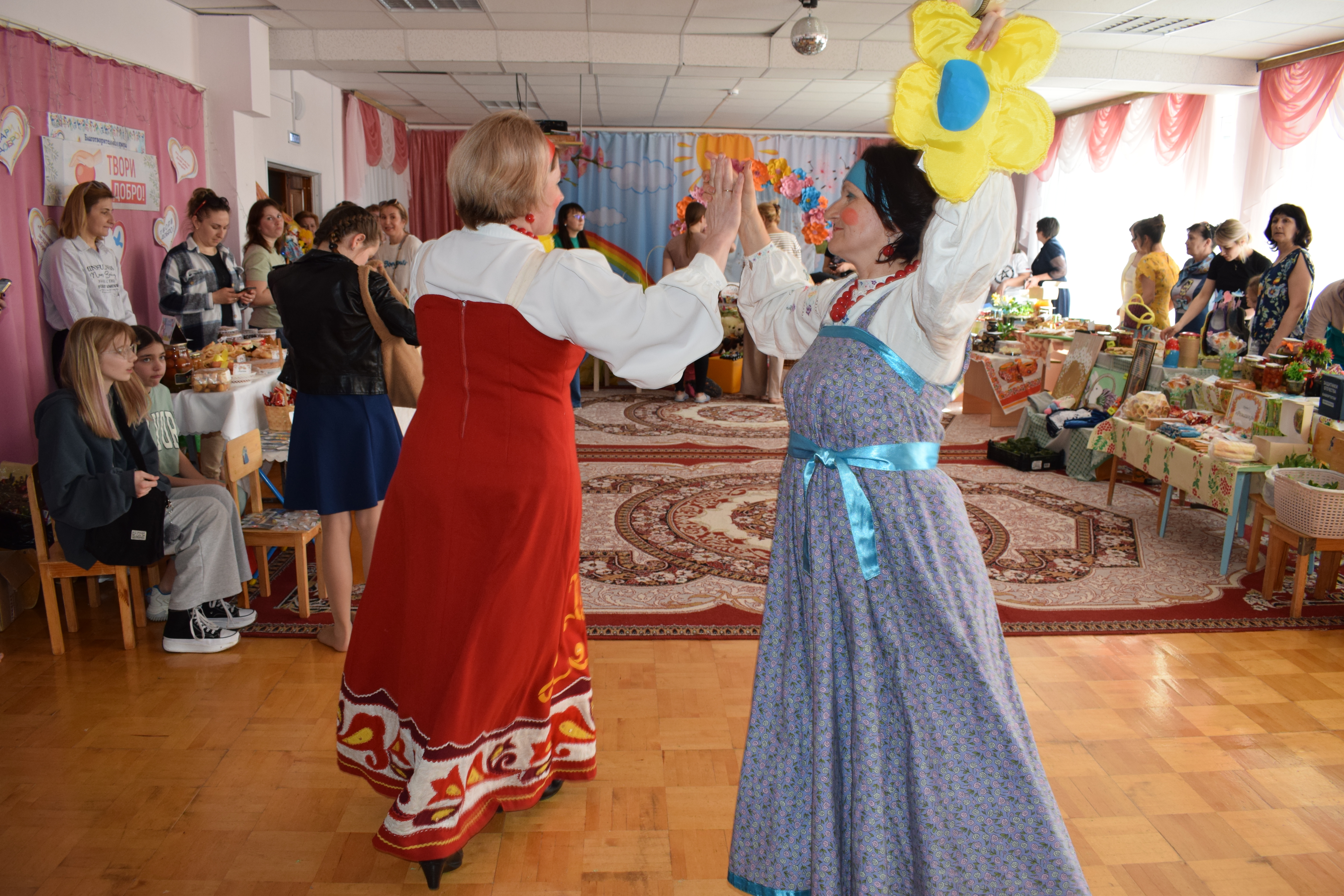 В детском саду «Радуга» д. Николаевка состоялась ярмарка в поддержку бойцов СВО