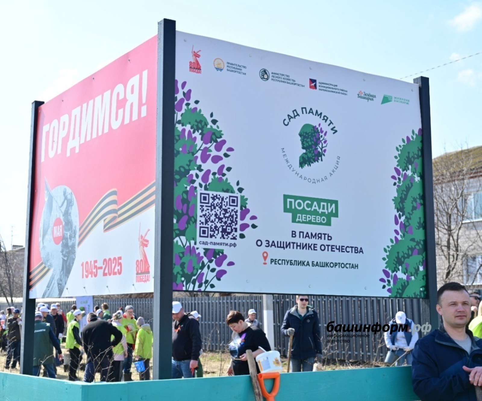Башкирия стала лидером РФ по высадке деревьев в акции «Сад памяти»