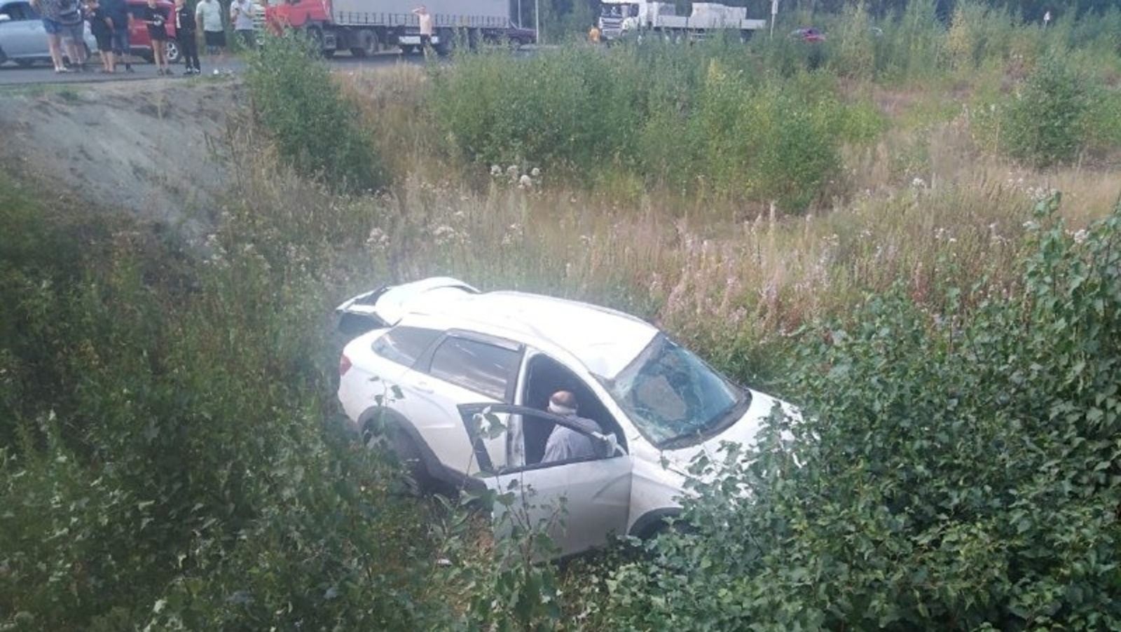 В Башкирии автомобиль столкнулся с тепловозом, к счастью, обошлось без жертв