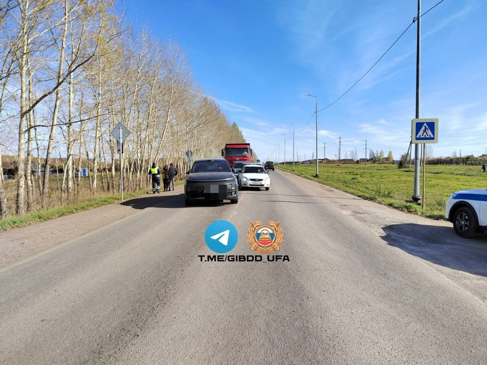 В Уфе водитель сбил школьника на пешеходном переходе в Нагаево