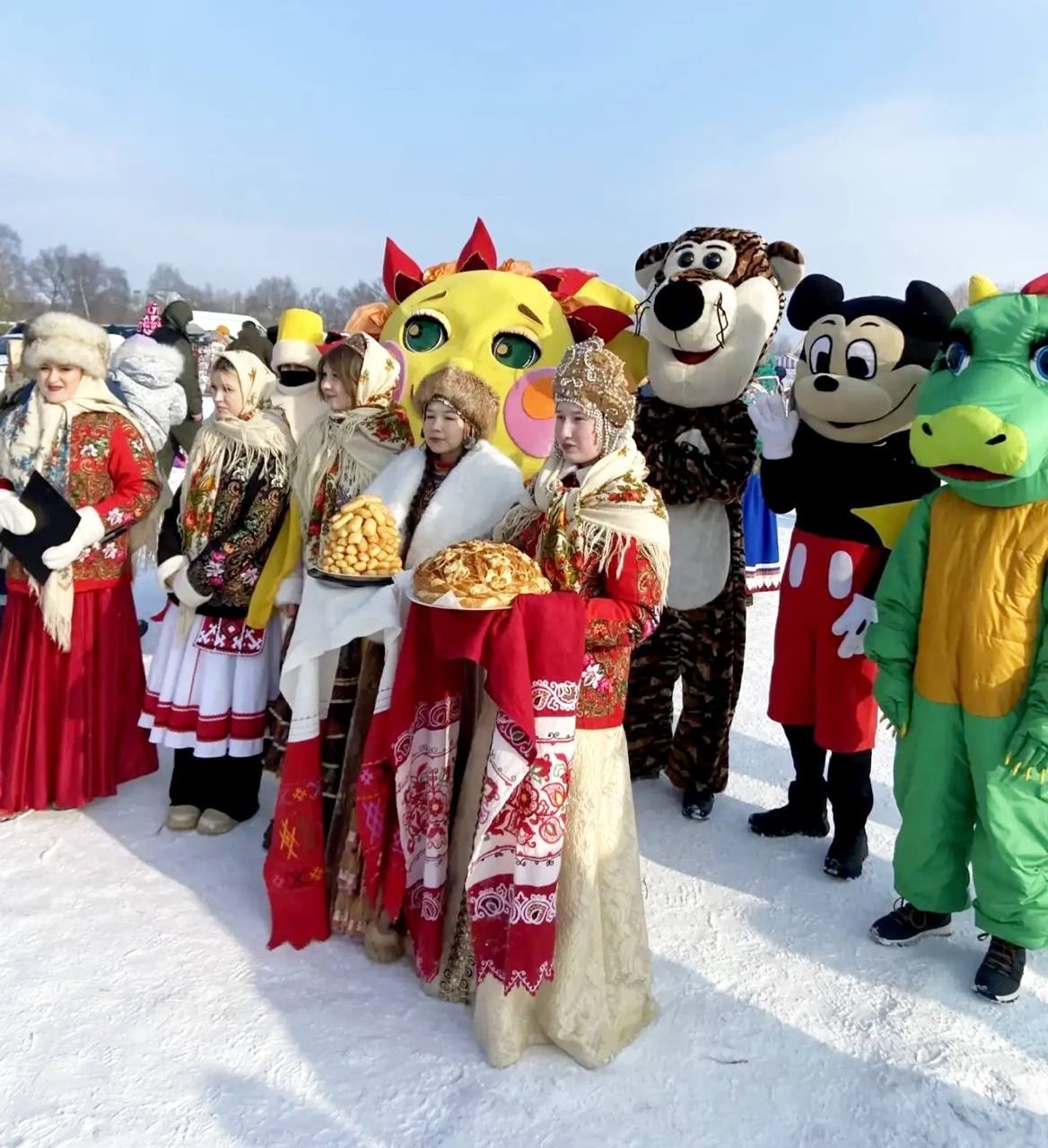 В селе Зубово прошли народные гуляния под названием «Богатырская Масленица»