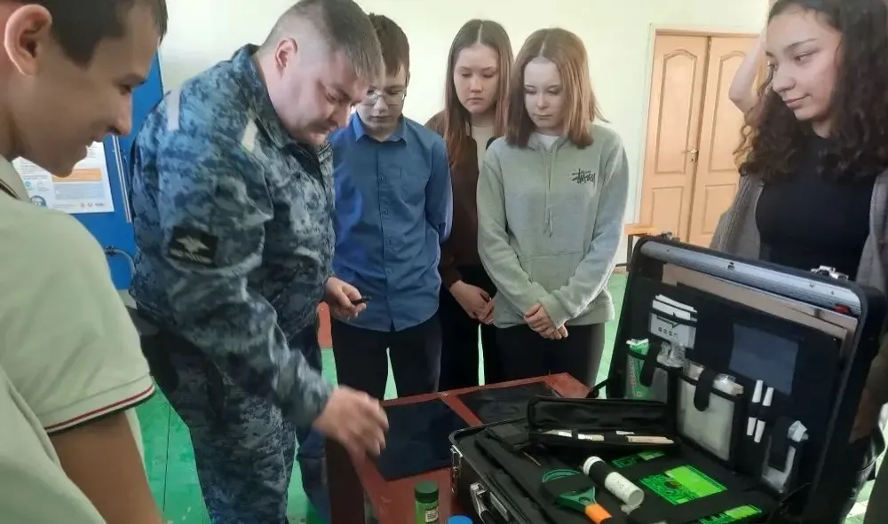 Школьники из Таптыково посетили музей отдела МВД по Уфимскому району