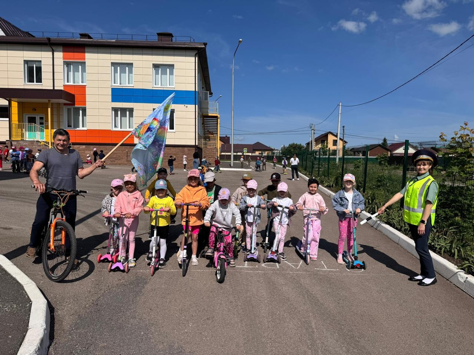 В детском саду Уфимского района прошёл «Велокросс-2025»