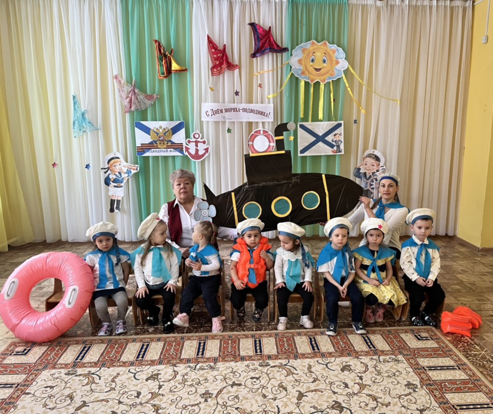 В детском саду Уфимского района отметили День моряка-подводника