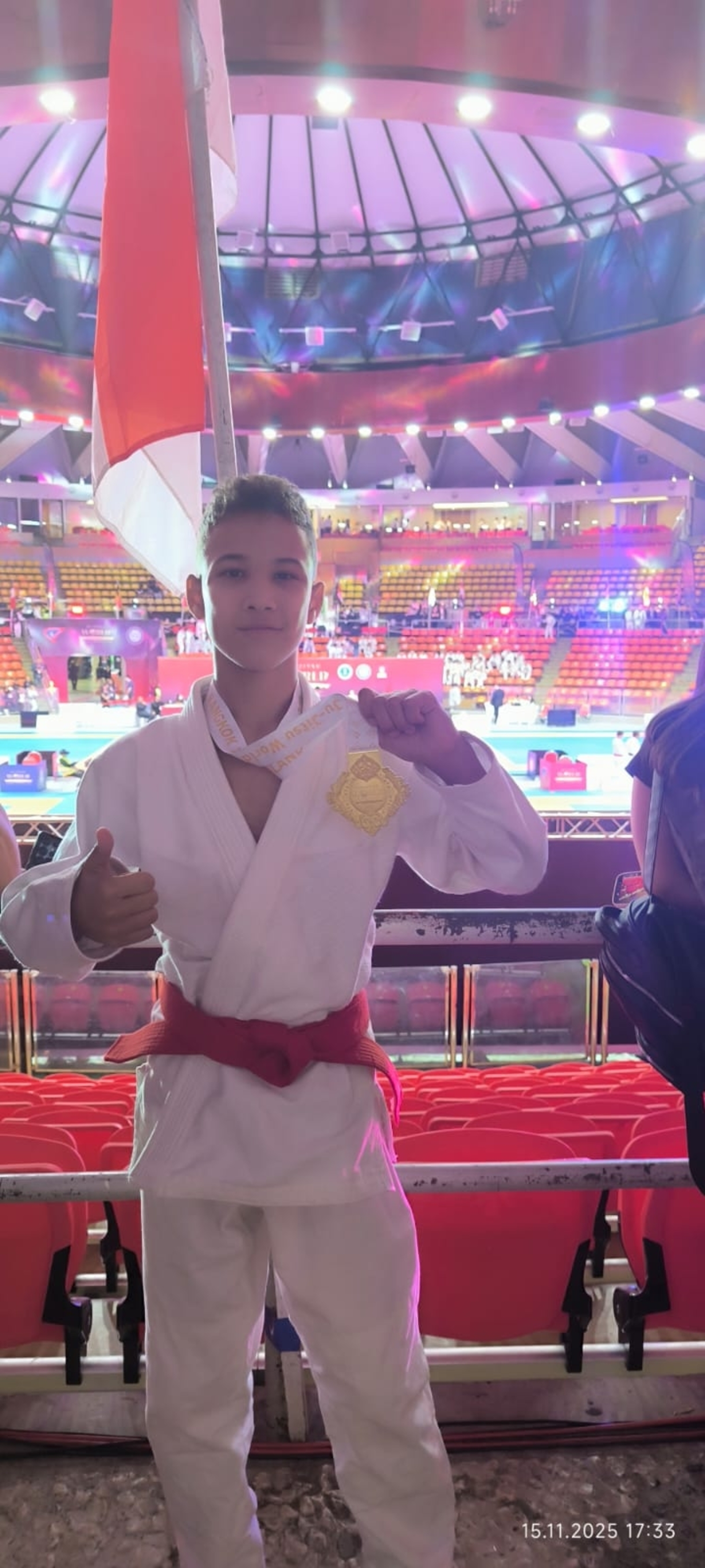 Юный борец из Уфимского района стал чемпионом мира по джиу-джитсу среди юношей