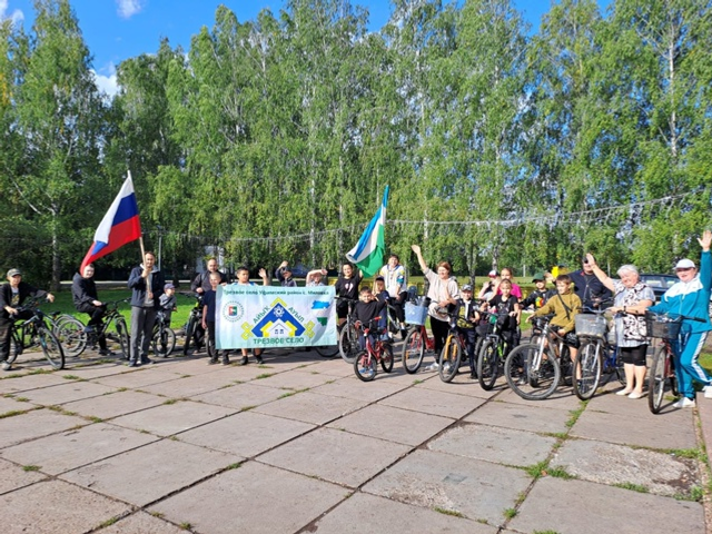 В Уфимском районе состоялся велопробег в рамках конкурса «Трезвое село»