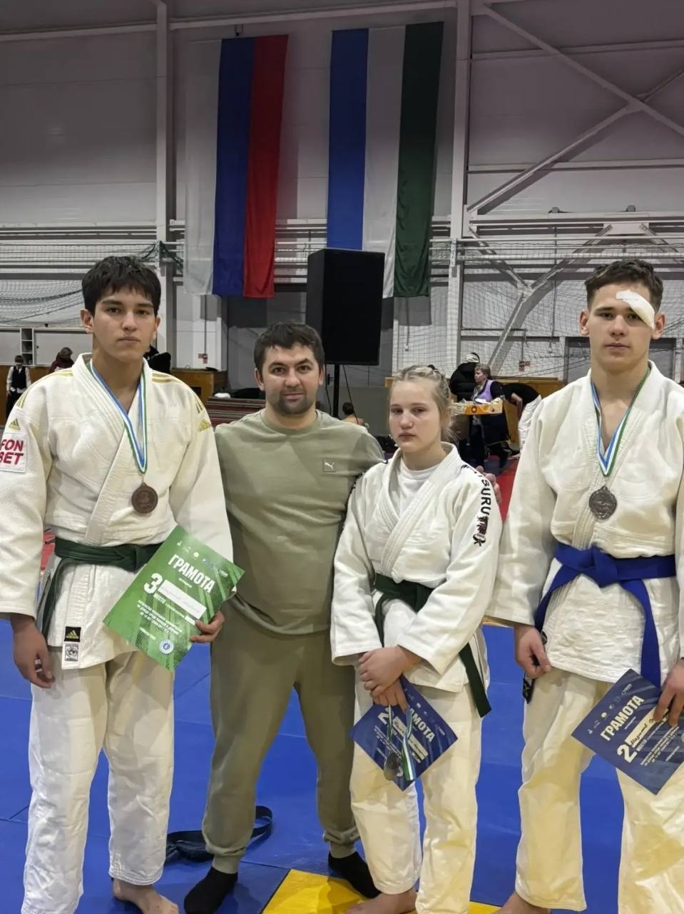 Спортсмены Уфимского района завоевали 6 медалей на первенстве Башкирии по дзюдо