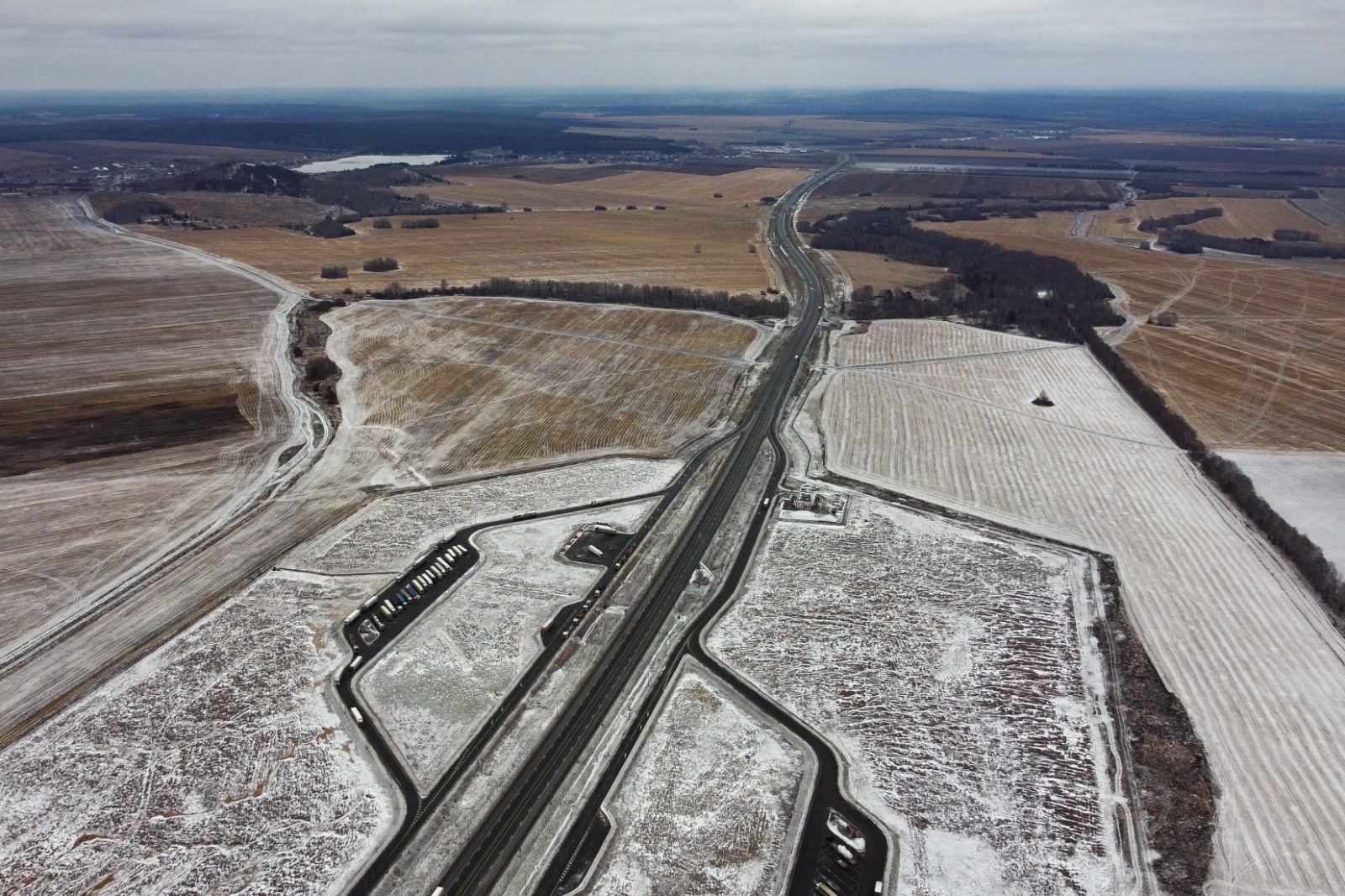 Новый участок трассы М-12 «Восток» в Башкирии полностью готов к зиме