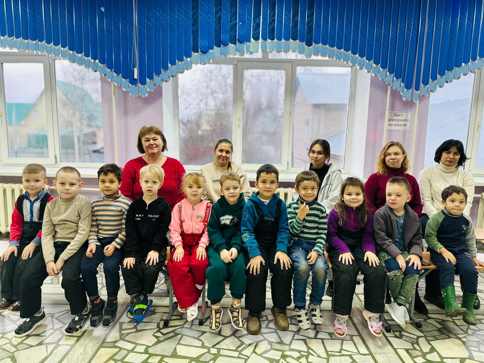 Воспитанники детского сада «Ласточка» впервые побывали в школе села Жуково