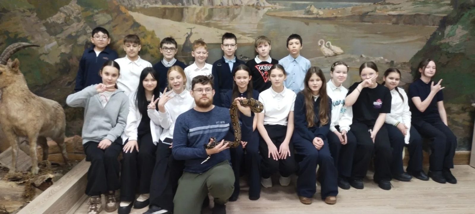 Школьники Уфимского района посетили Зоологический музей БашГУ