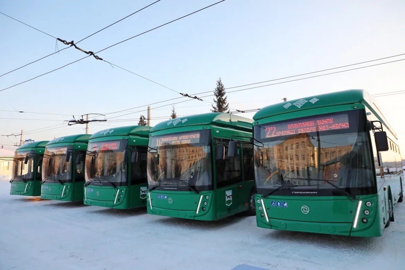 По Уфе начнут курсировать пять новых троллейбусов