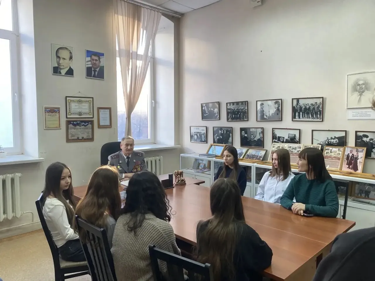 Школьники из Таптыково посетили музей отдела МВД по Уфимскому району