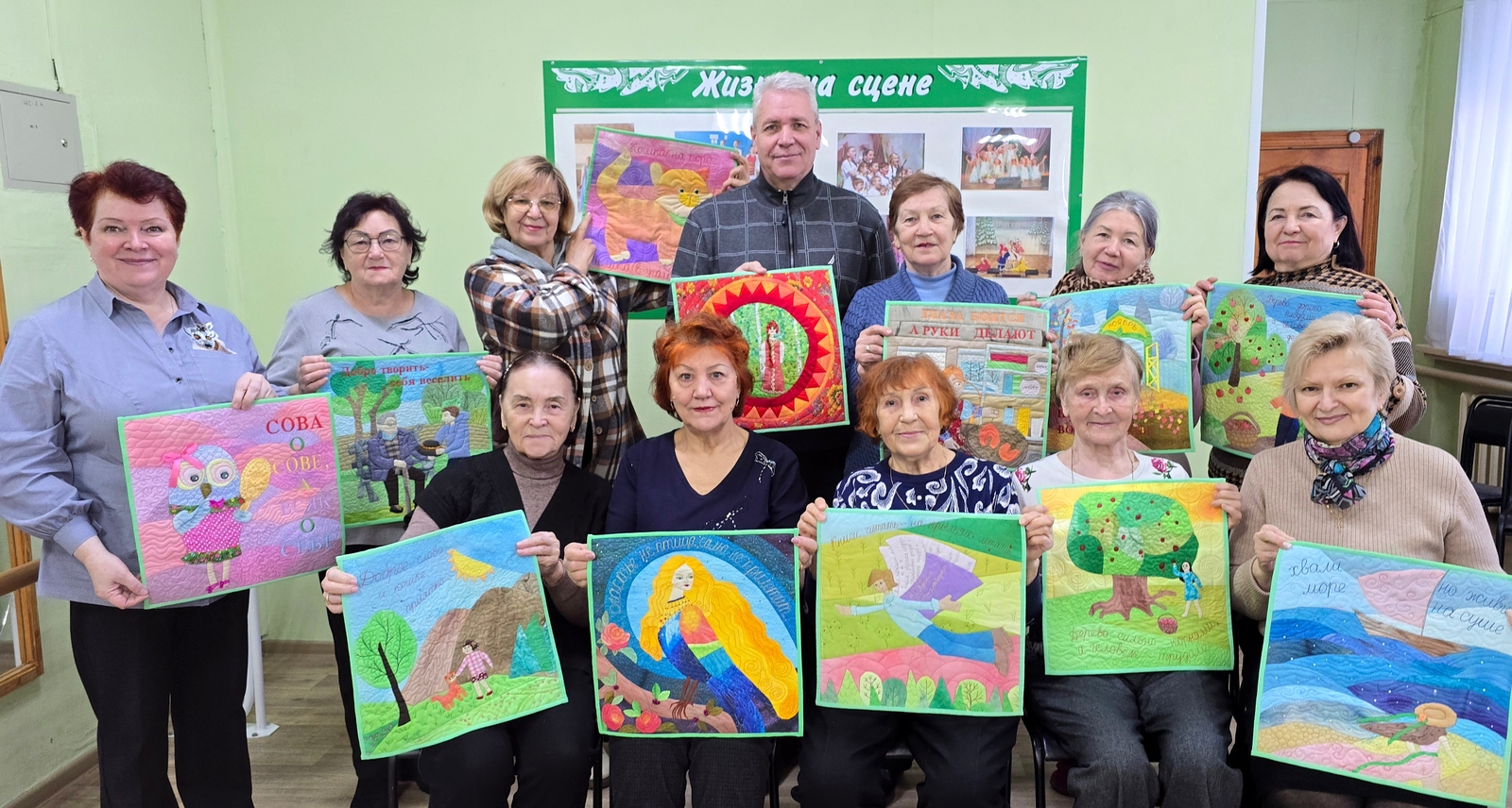 В Доме культуры села Михайловка прошёл мастер-класс по лоскутному шитью