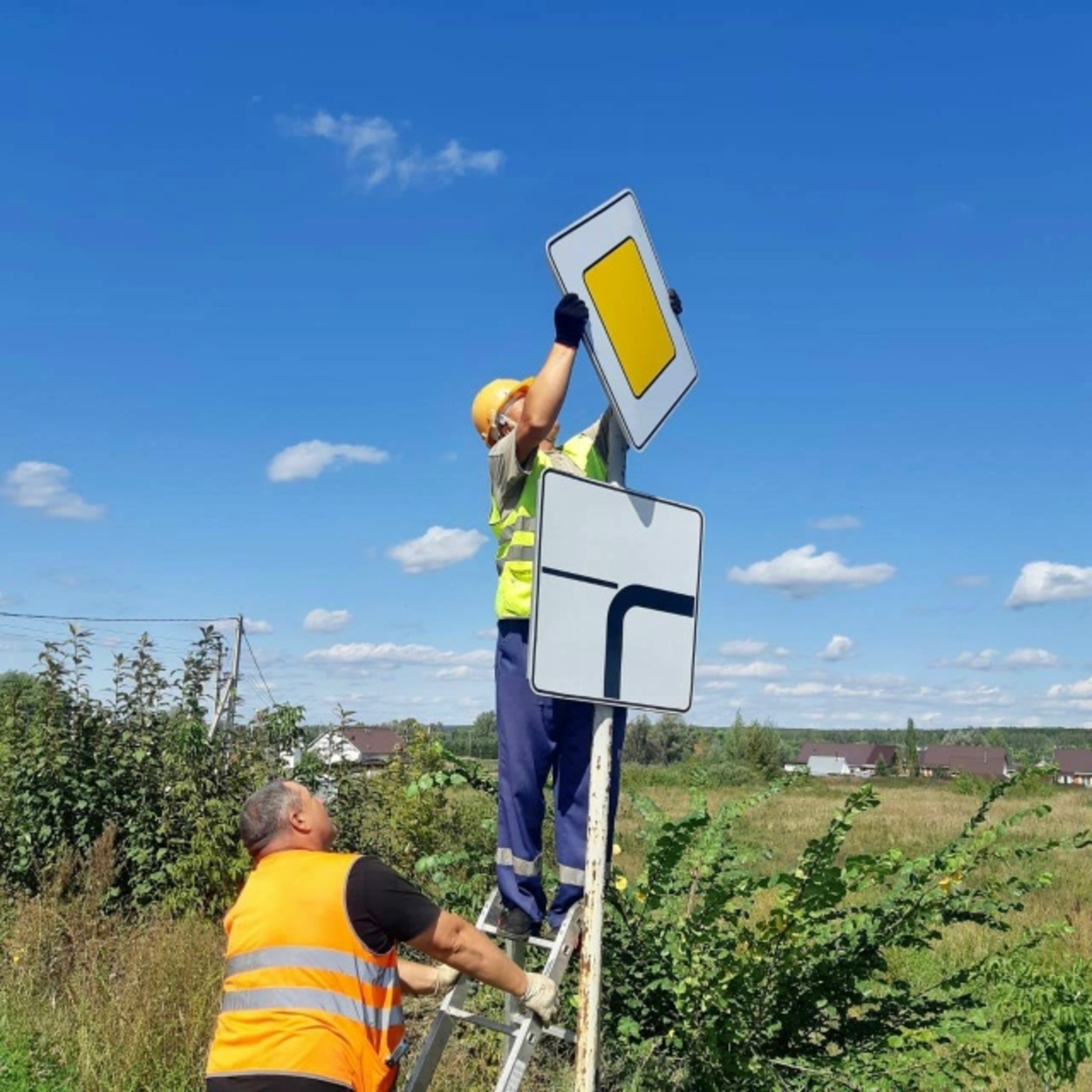 В Уфимском районе заменят более 1177 дорожных знаков для повышения безопасности