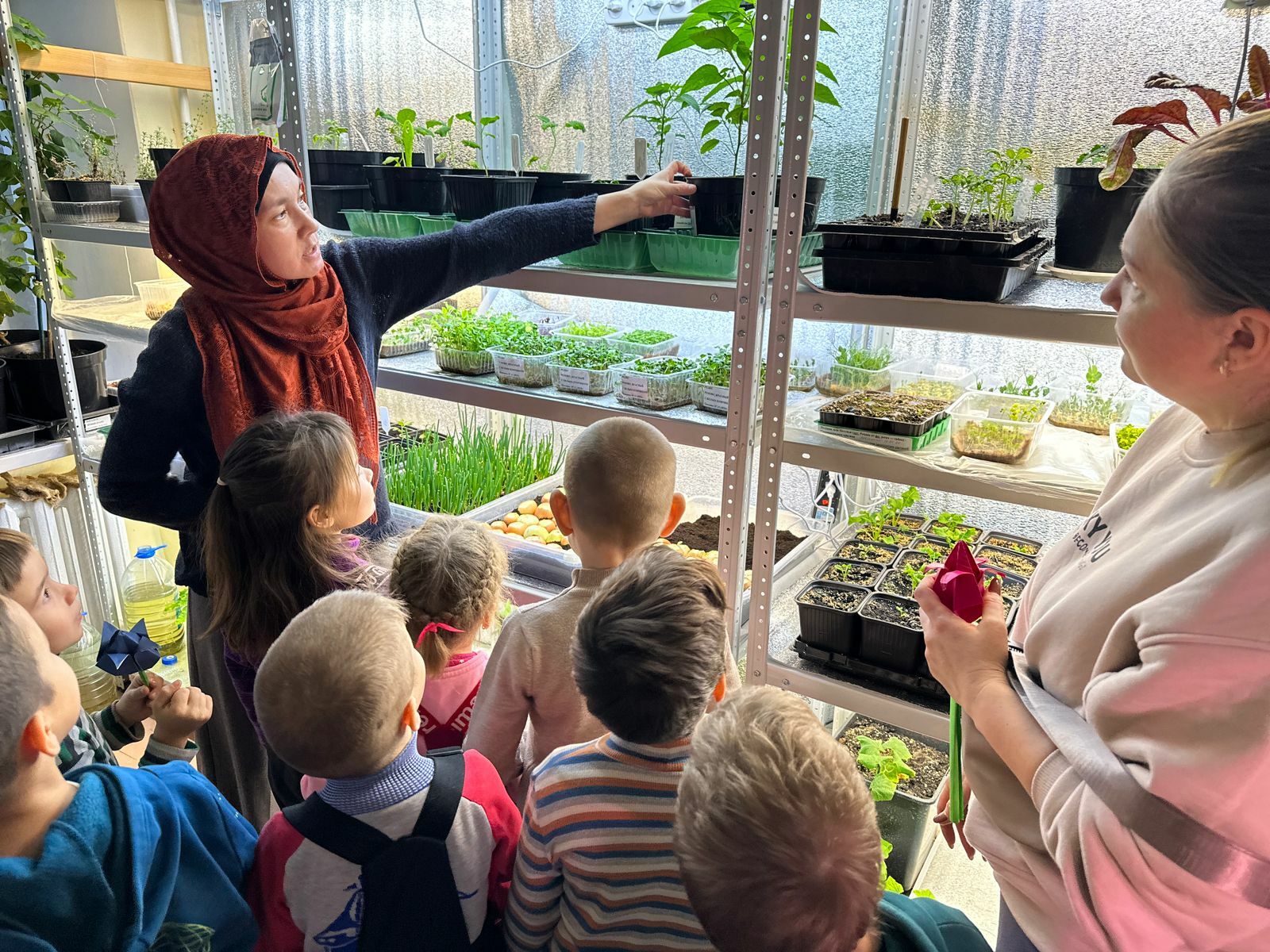 Воспитанники детского сада «Ласточка» впервые побывали в школе села Жуково