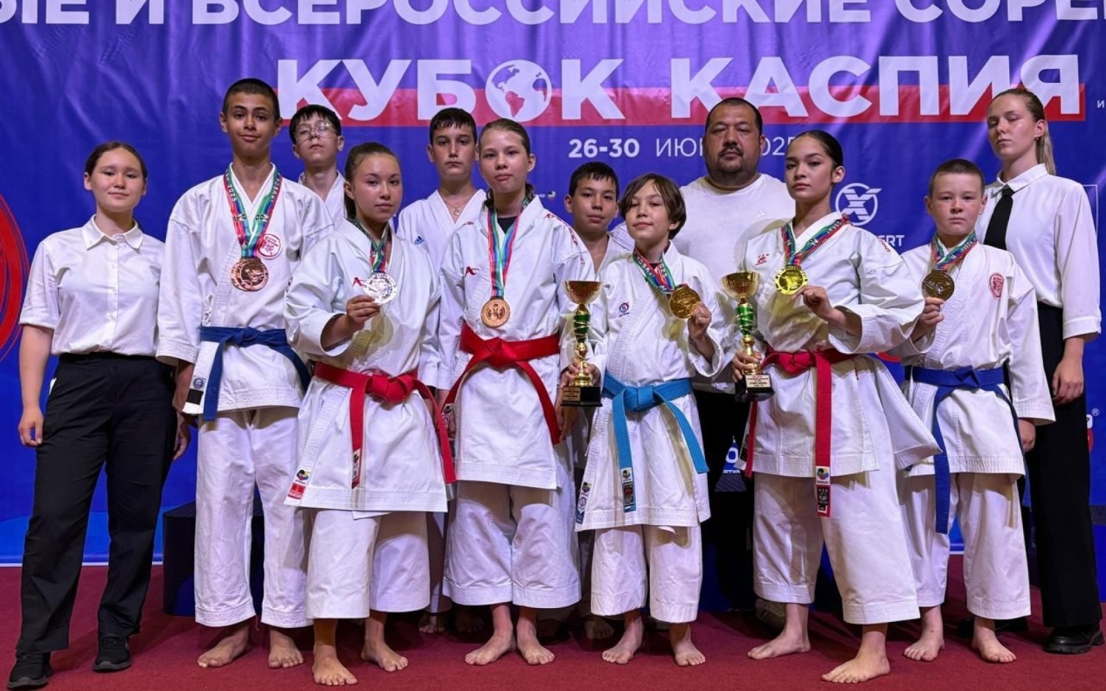 Сборная Башкирии по каратэ триумфально выступила в Каспийске