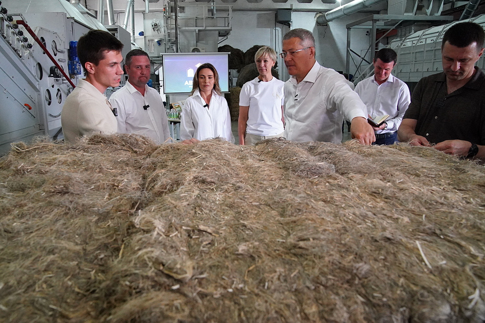 В Башкортостане запустили первое производство по переработке технической конопли