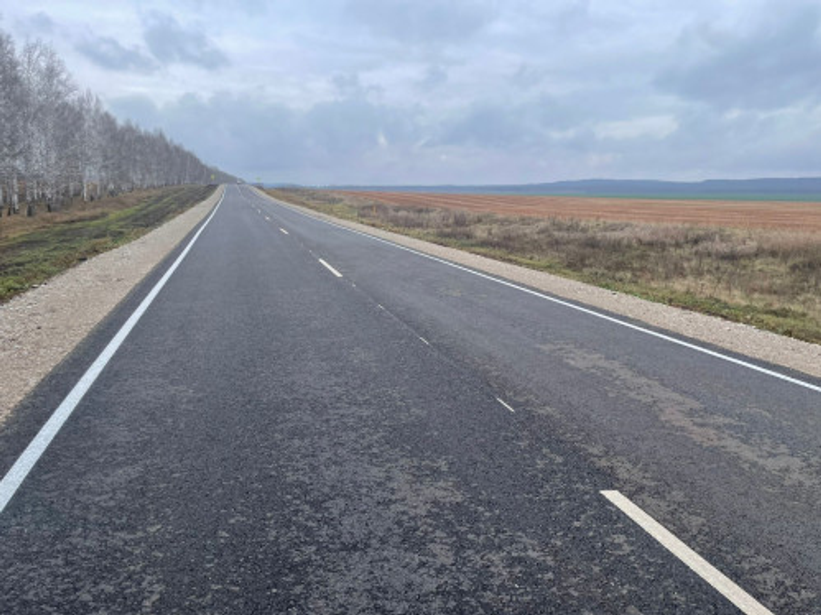 В Башкирии завершили капремонт 6 км дороги Ишимбай – Воскресенское – Мелеуз