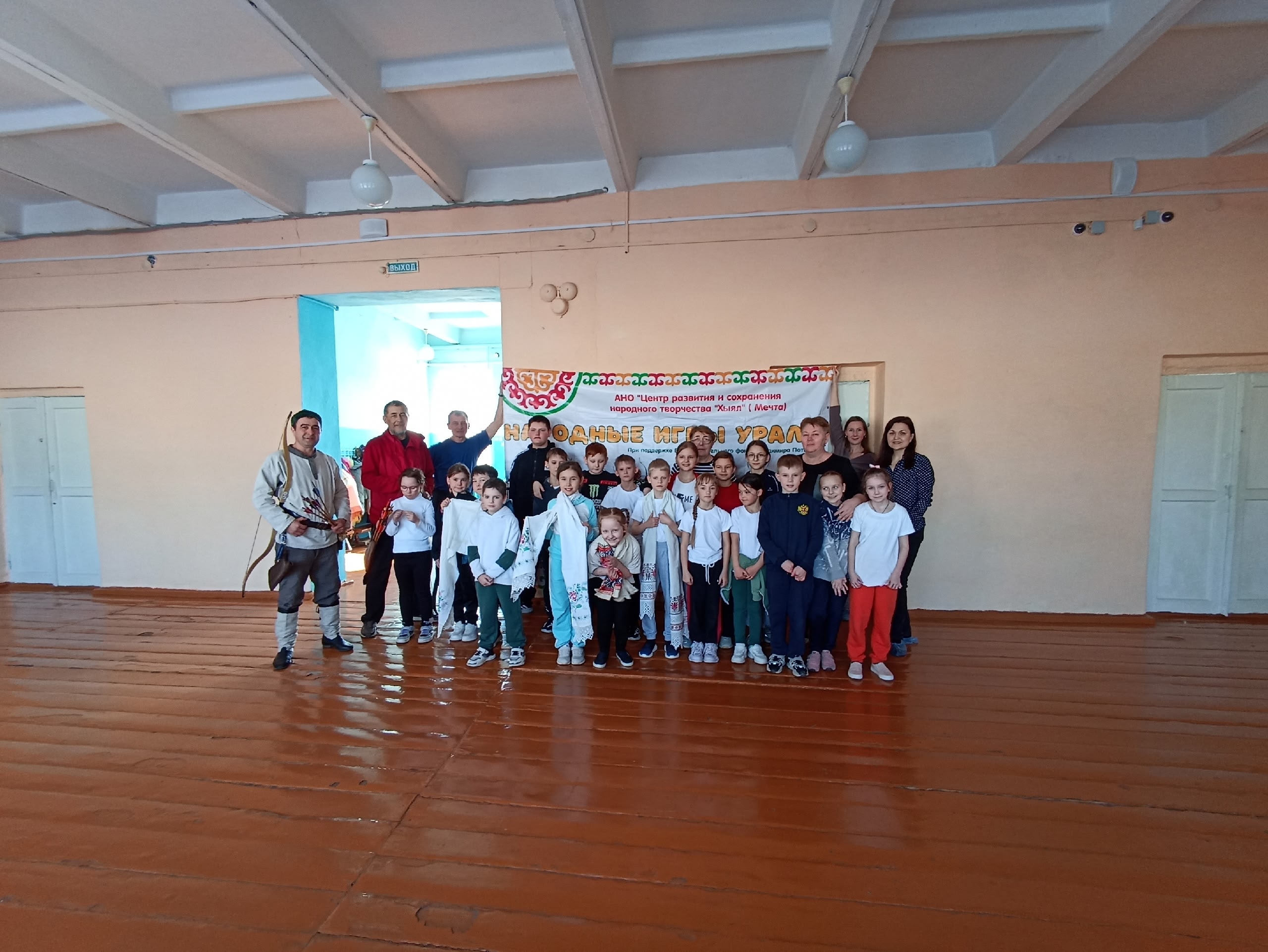 В Камышлах прошёл мастер-класс по народным играм