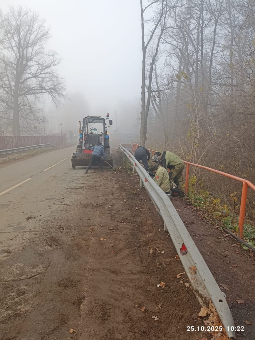 В Юматовском сельсовете отремонтировали пешеходный мостик