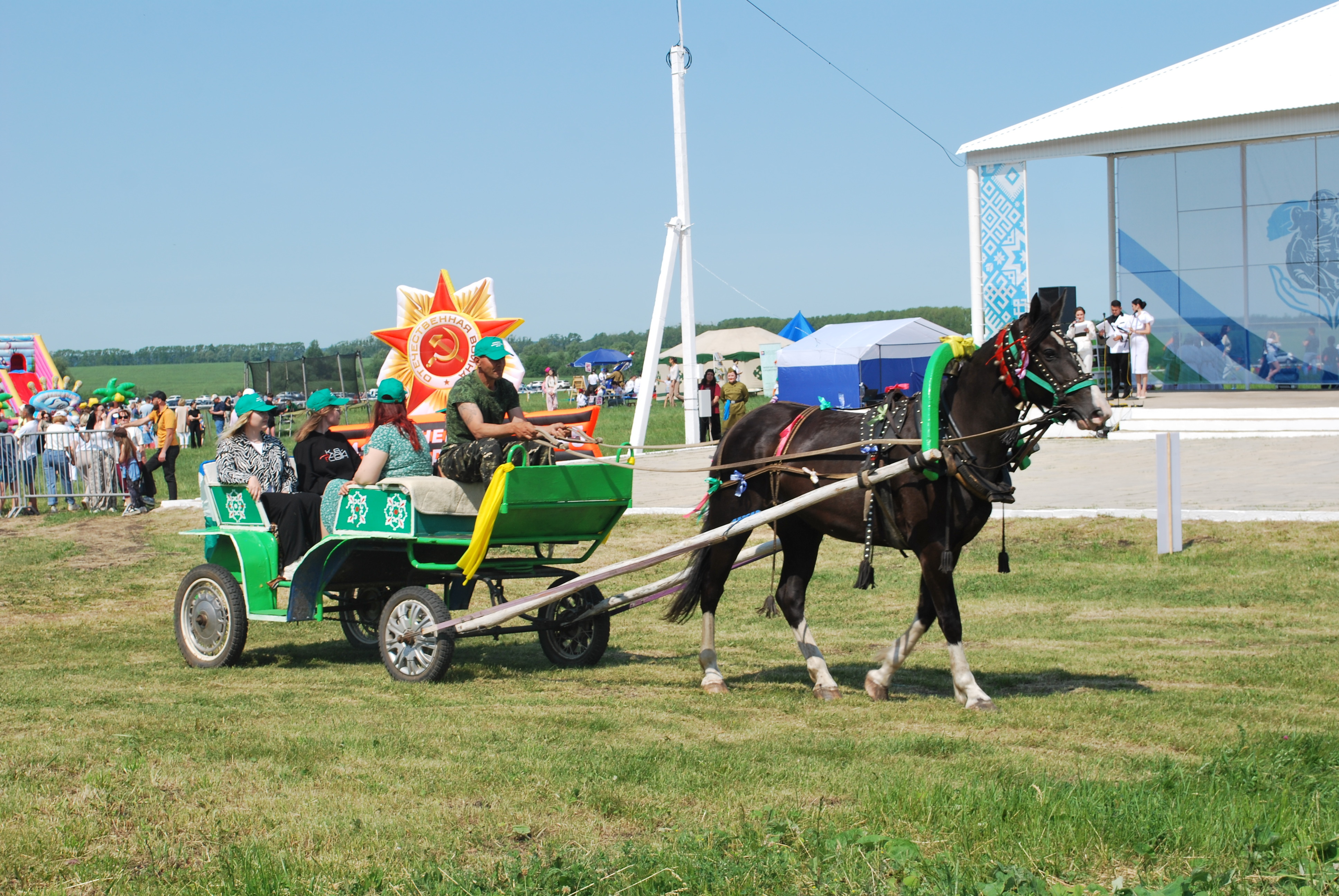 В Уфимском районе состоялся Сабантуй