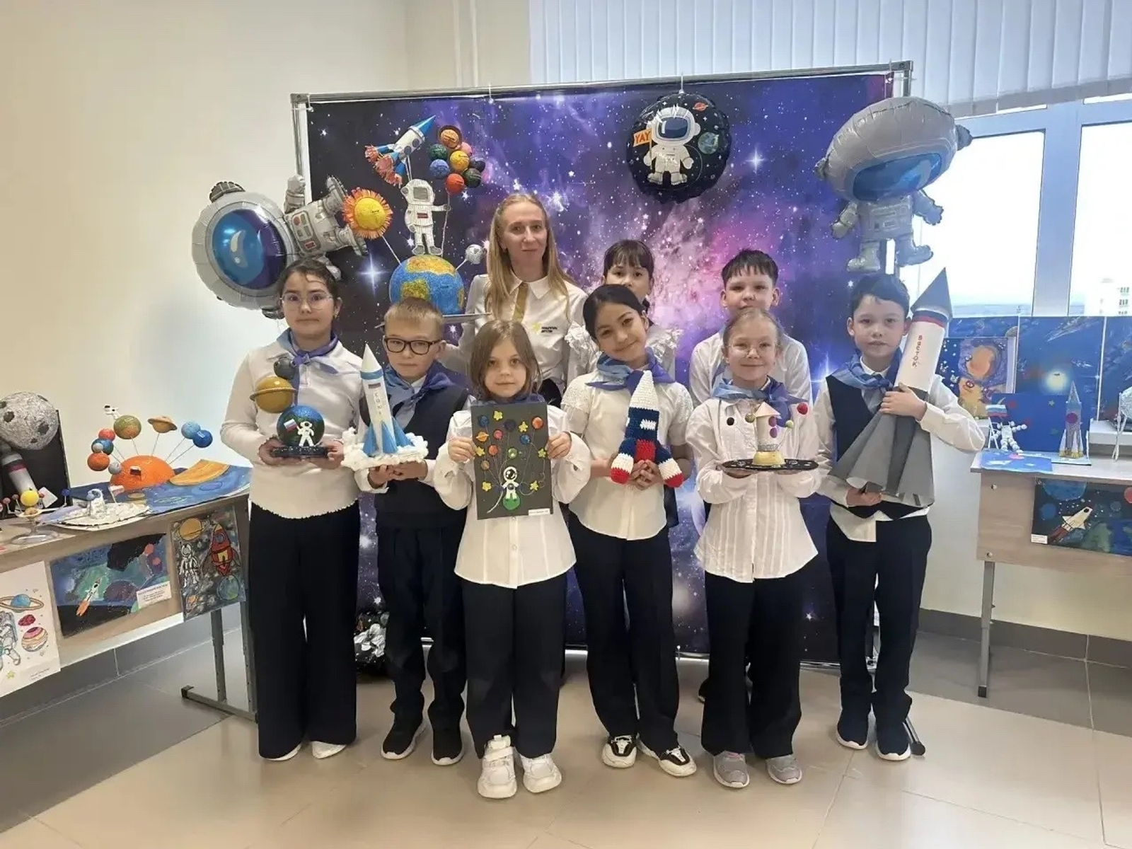 В детских садах и школах Уфимского района прошла Неделя космонавтики